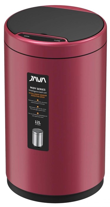 Сенсорное ведро 12 л JAVA (S-882-12R) S-882-12R