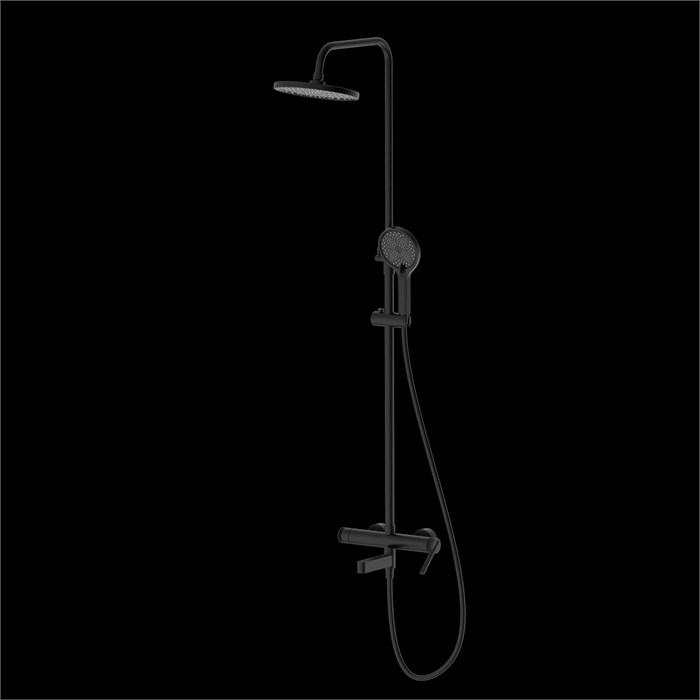 Душевая система со смесителем DQ Bonn черный (DA1703705) DA1703705