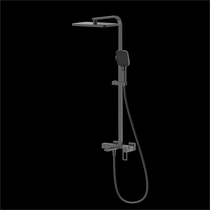 Душевая система со смесителем DQ Dortmund графит (DA1713706) DA1713706