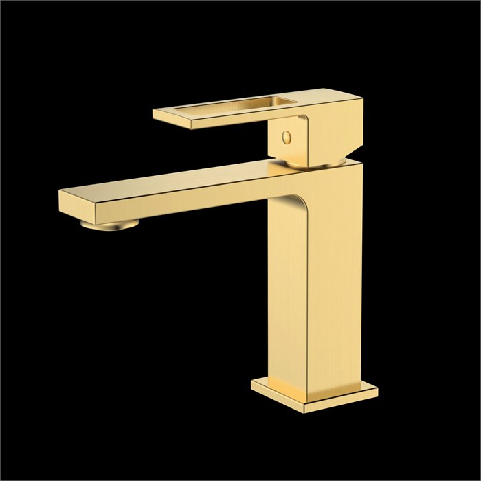 Смеситель для раковины DQ Dortmund мат.золото (DA1712107) DA1712107