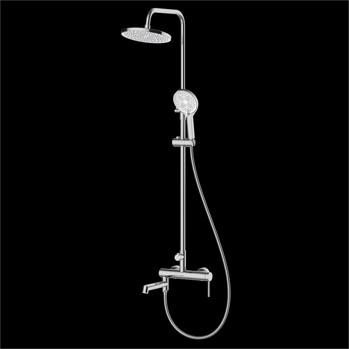 Душевая система со смесителем DQ Stuttgart хром (DA1773701) DA1773701