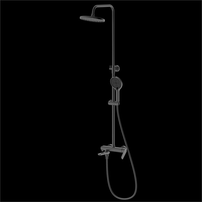 Душевая система со смесителем DQ D?sseldorf DA1723706 графит DA1723706