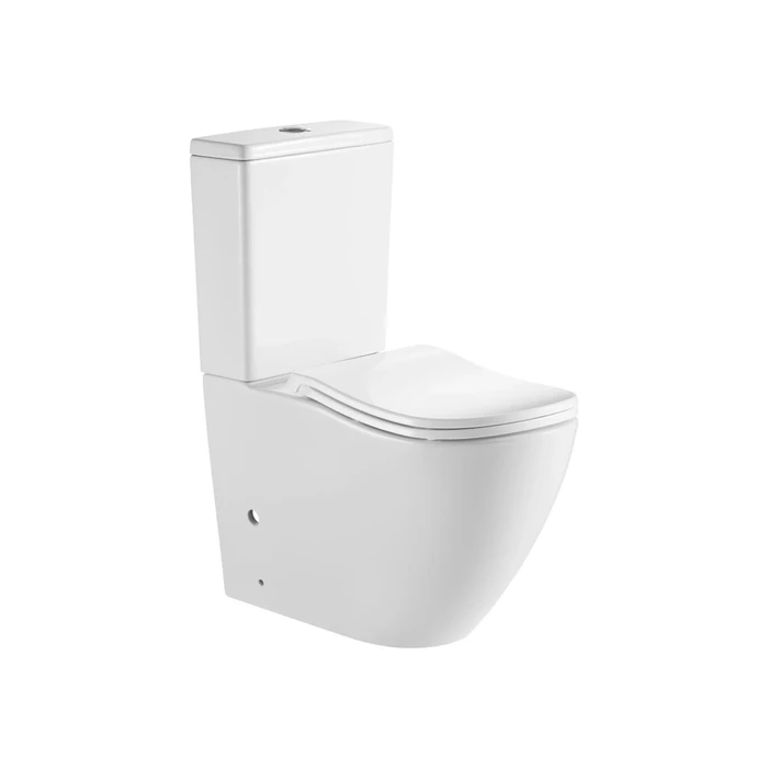 Унитаз-компакт безободковый (торнадо) DQ Munchen 675*390*860мм (DT1567516) DT1567516