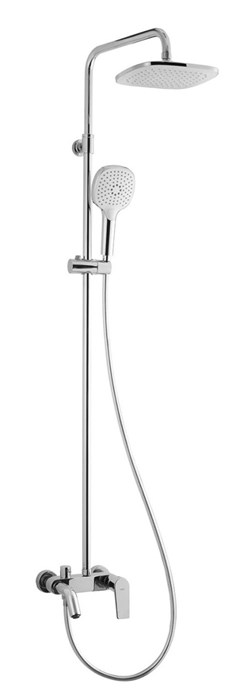 Душевая система Azario TREYA со смесителем, хром (AZ-15680531) AZ-15680531