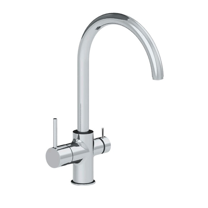 Смеситель для кухни AZARIO TASCO с подключением к фильтру для питьевой воды, хром (AZ-15164421) AZ-15164421