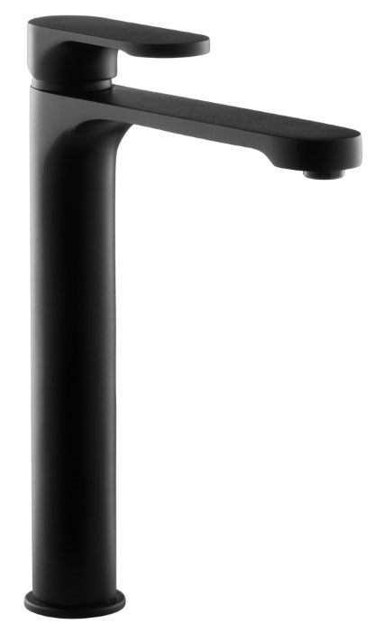 Смеситель для раковины AZARIO VIANO высокий, черный матовый (AZ-158345524) AZ-158345524