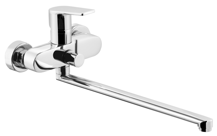 Смеситель AZARIO TREYA для ванны с длинным изливом, хром (AZ-15681721) AZ-15681721
