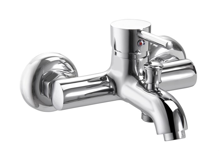 Смеситель для ванны с коротким изливом AZARIO TASCO, хром (AZ-15160511) AZ-15160511