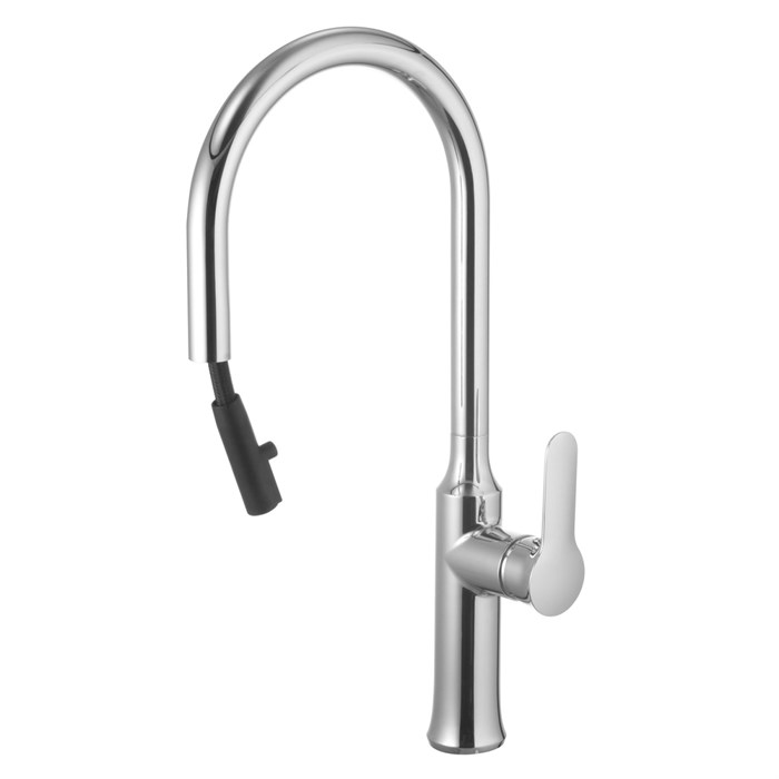 Смеситель для кухни Azario, выдвижной излив, керамический картридж, хром (AZ-HU245913) AZ-HU245913