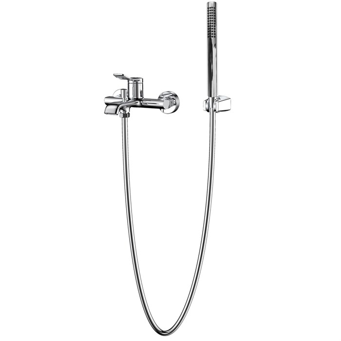 Смеситель для ванны и душа Azario ABILITY с ручным душем, керамический картридж, хром (AZ-VRY238331C) AZ-VRY238331C