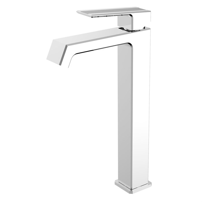 Смеситель для раковины-чаши Azario EXQUISITE высокий, керамический картридж,  без донного клапана, хром (AZ-VSM168R40C) AZ-VSM168R40C