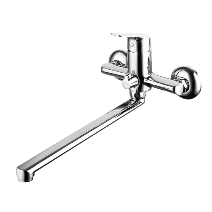 Смеситель для ванны Azario длинный излив, керамический картридж, хром (AZ-HU245909) AZ-HU245909