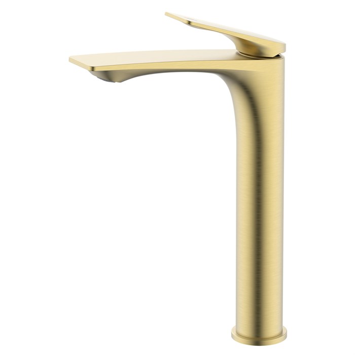 Lursy Cмеситель высокий для раковины, золото матовое AZ-K9049MG