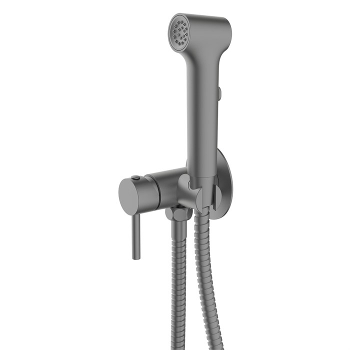 Nyons Гигиенический душ со смесителем, серый графит AZ-KFX02GR