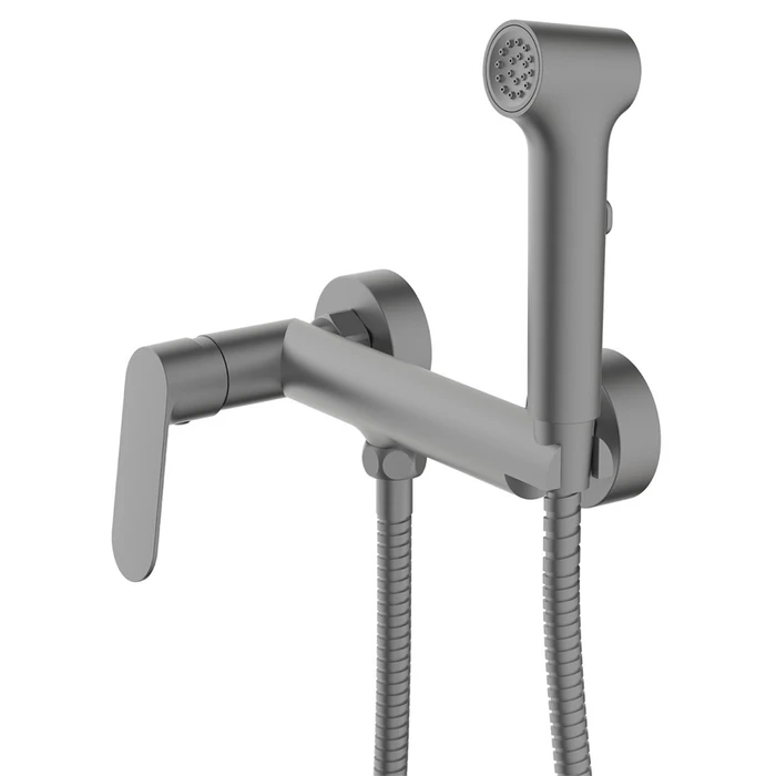 Аланти - Гигиенический душ со смесителем, серый графит AZ-K2532GR AZ-K2532GR