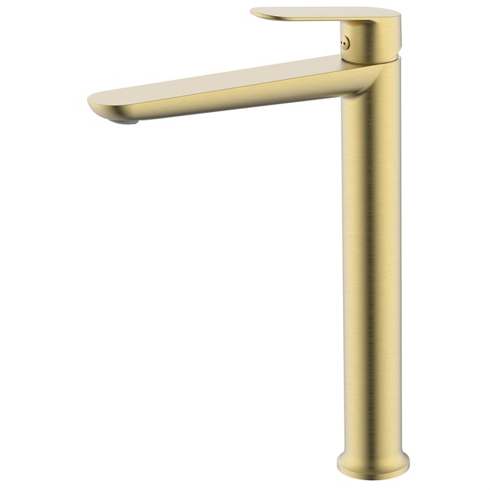 Alanti Смеситель для раковины высокий, золото матовое AZ-K9032MG