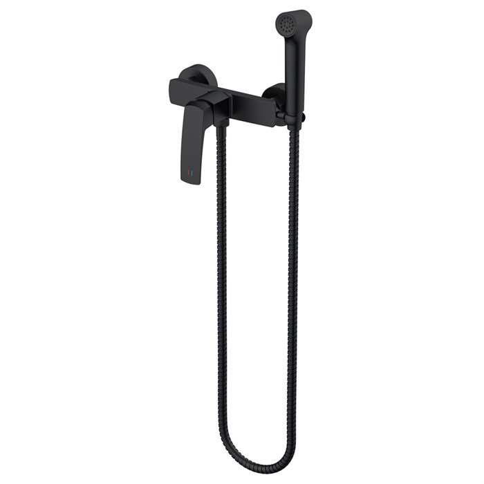Гигиенический душ Azario Conda со смесителем, керамический картридж, шланг 150 см, черный матовый (AZ-K2511B) AZ-K2511B