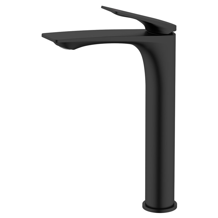 Lursy Cмеситель высокий для раковины, черный матовый AZ-K9049B