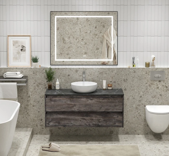 Тумба со столешницей подвесная BelBagno KRAFT 120 Pino Pasadena 202769