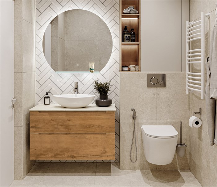 Тумба со столешницей подвесная BelBagno ETNA-H60 100 Rovere Nature 1136557631