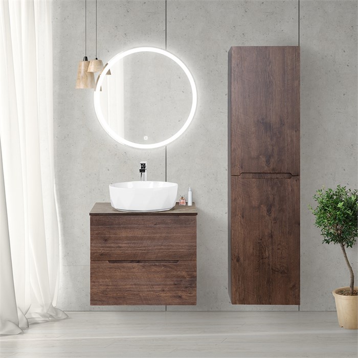 Тумба со столешницей подвесная BelBagno ETNA 60 Rovere Moro 195257