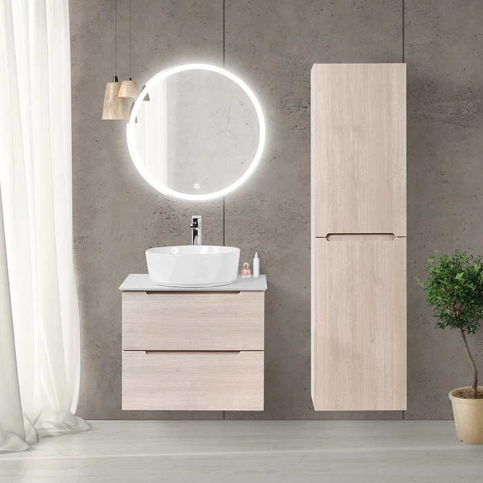 Тумба со столешницей подвесная BelBagno ETNA 70 Rovere Grigio 195256