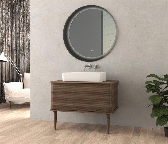 Тумба со столешницей подвесная CEZARES IDRA 98 Noce, столешница 55835 Noce 203844