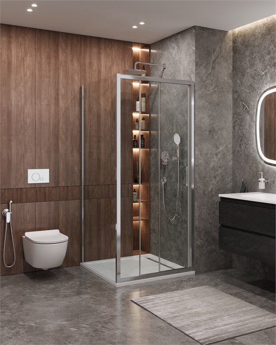 Душевой уголок CEZARES MOLVENO-AF-31-100-C-CR-IV MOLVENO-AF-31-100-C-CR-IV