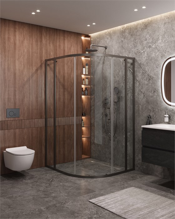 Душевой уголок CEZARES MOLVENO-RH-11-120/110-C-GM-IV MOLVENO-RH-11-120/110-C-GM-IV