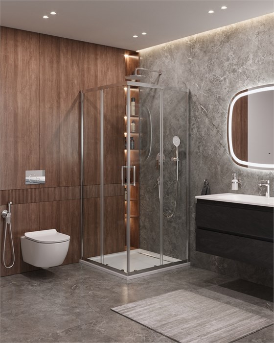 Душевой уголок CEZARES MOLVENO-A-2-80-C-Cr-IV MOLVENO-A-2-80-C-Cr-IV