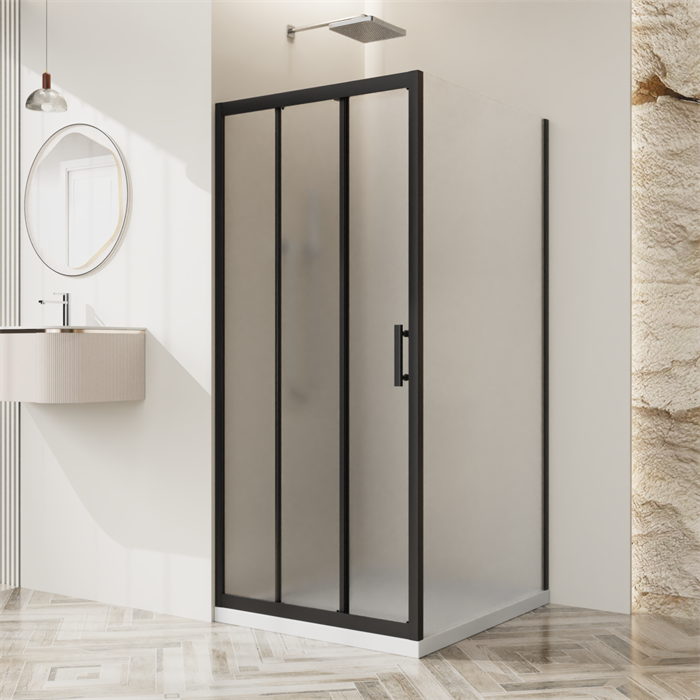 Душевой уголок BelBagno UNO-195-AHF-31-120/90-P-NERO UNO-195-AHF-31-120/90-P-NERO