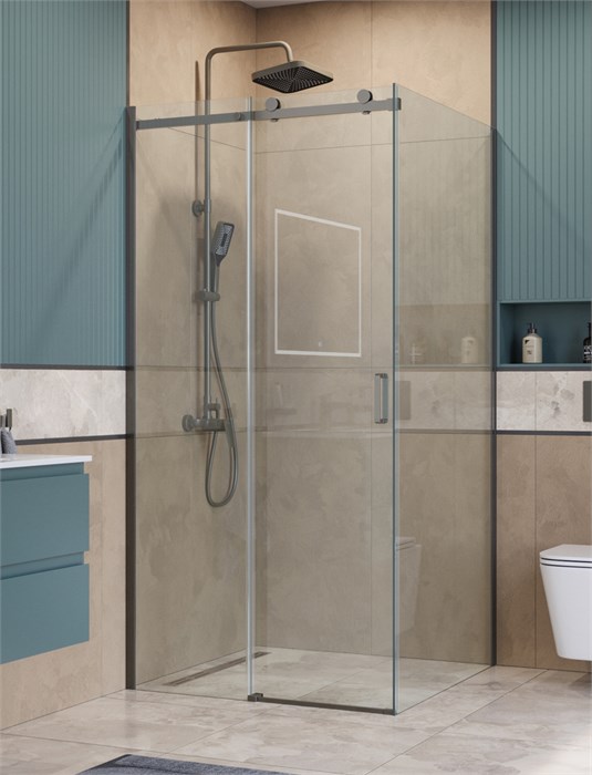 Душевой уголок BelBagno SOFT_CLOSE-2-A-1-100-C-GM SOFT_CLOSE-2-A-1-100-C-GM