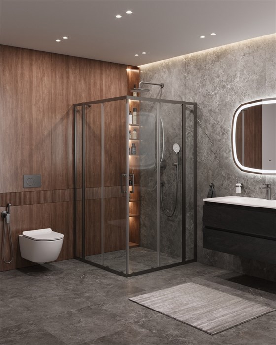 Душевой уголок CEZARES MOLVENO-A-22-90+30-C-GM-IV MOLVENO-A-22-90+30-C-GM-IV