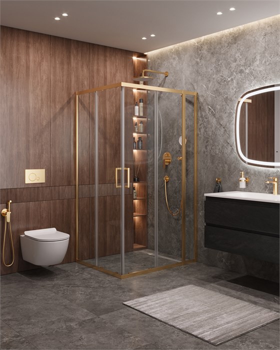 Душевой уголок CEZARES MOLVENO-AH-21-90+20-C-BORO-IV MOLVENO-AH-21-90+20-C-BORO-IV