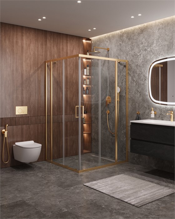 Душевой уголок CEZARES MOLVENO-AH-22-120/110-C-BORO-IV MOLVENO-AH-22-120/110-C-BORO-IV