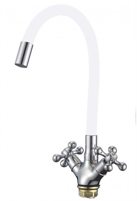 Смеситель для кухонной мойки Fmark с гибким цветным изливом (FM4319-02) FM4319-02