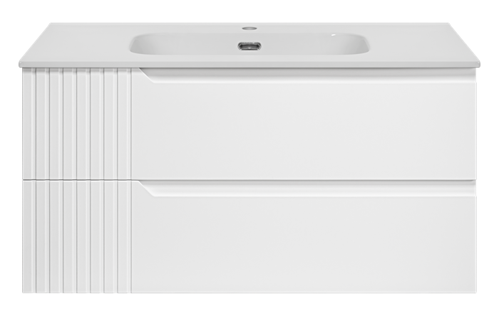 Tivolli -100 Тумба подвесная, с 2 ящ., белая Tiv-09100-0102Я