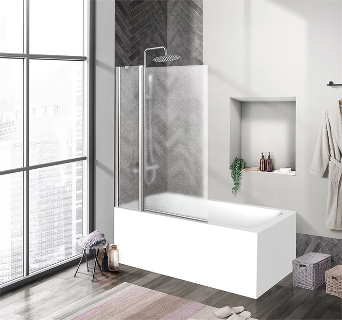 Душевая шторка на ванну BelBagno UNO-V-11-120/150-P-Cr-L UNO-V-11-120/150-P-Cr