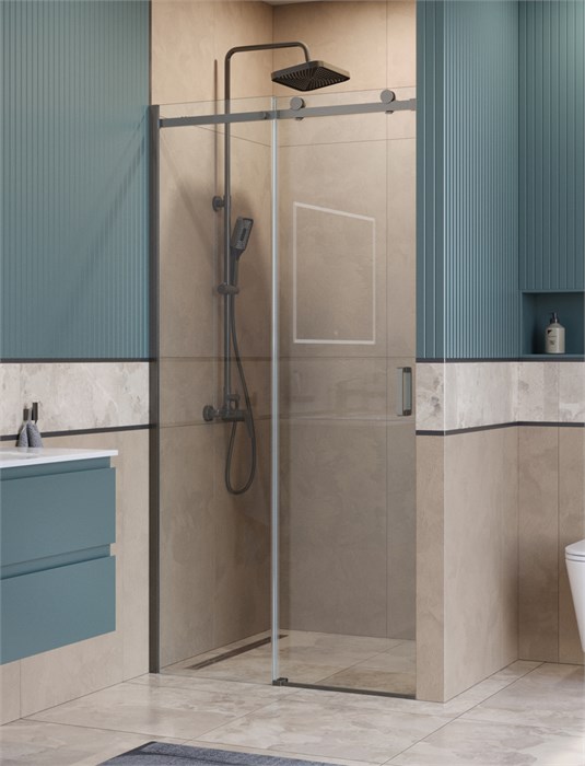 Душевая дверь BelBagno SOFT_CLOSE-2-BF-1-100-C-GM SOFT_CLOSE-2-BF-1-100-C-GM