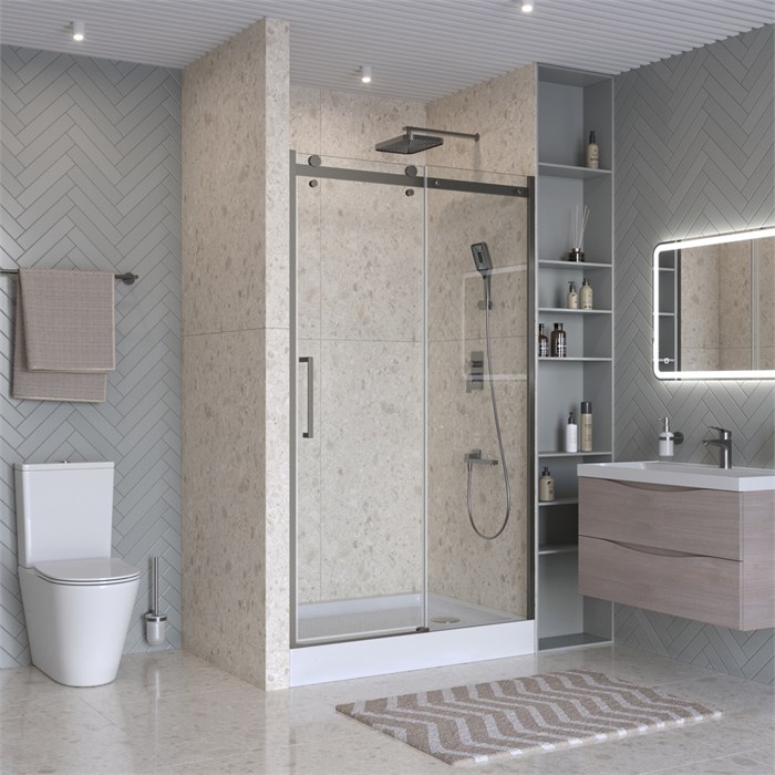 Душевая дверь BelBagno MARINO-2-BF-1-120-C-GM MARINO-2-BF-1-120-C-GM