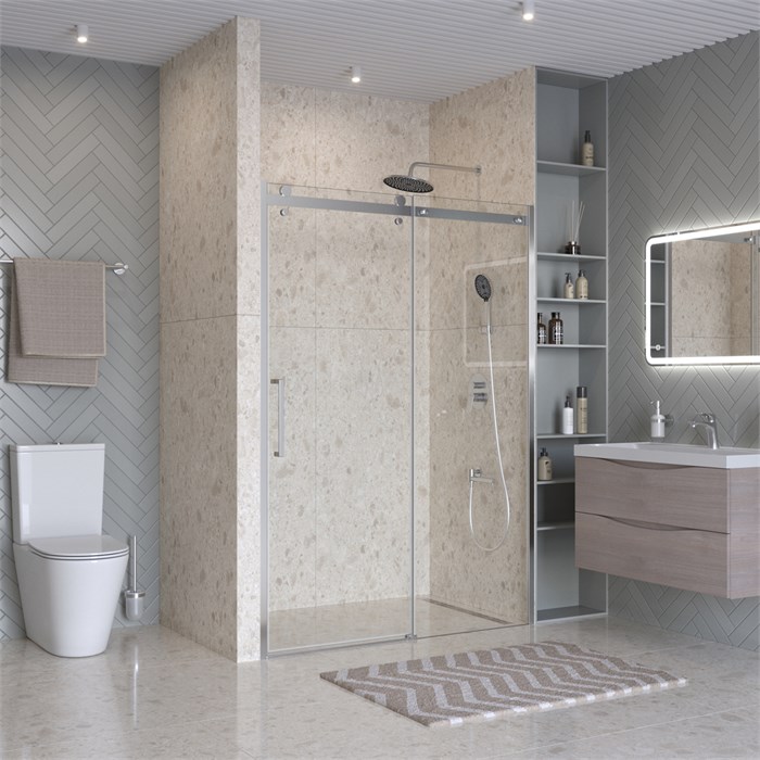 Душевая дверь BelBagno MARINO-2-BF-1-150-C-CR MARINO-2-BF-1-150-C-CR