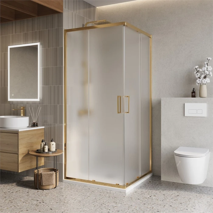 LUCE-A-2-90-P-ORO Душевой уголок LUCE-A-2-90-P-ORO