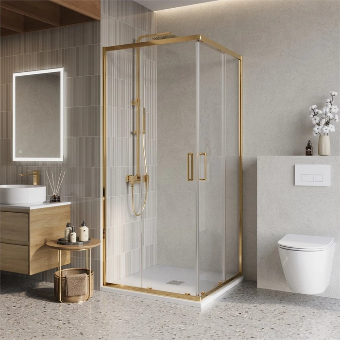 LUCE-A-2-100-C-ORO Душевой уголок LUCE-A-2-100-C-ORO