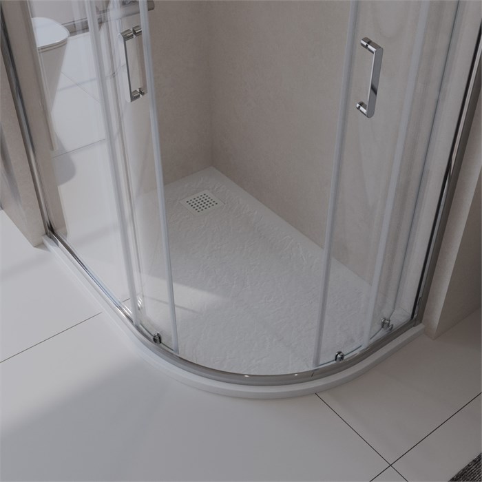 Душевой поддон из искусственного мрамора в комплекте с сифоном BelBagno UNO TRAY-MR-UNO-RH-120/80-550-35-W-L-CR TRAY-MR-UNO-RH-120/80-550-35-W-L-BO