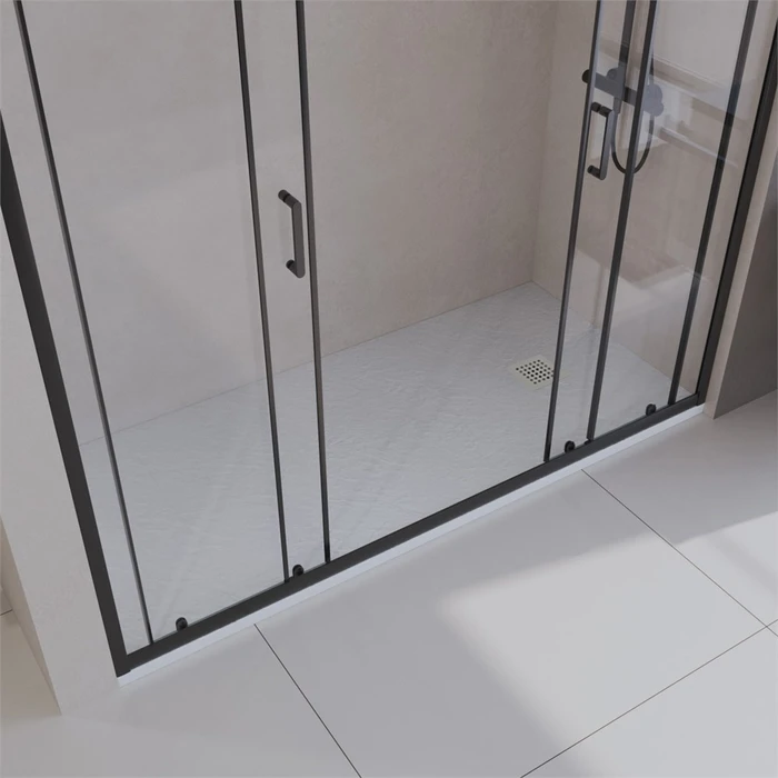 Душевой поддон из искусственного мрамора в комплекте с сифоном BelBagno UNO TRAY-MR-UNO-AH-160/90-35-W-BO TRAY-MR-UNO-AH-160/90-35-W-BO