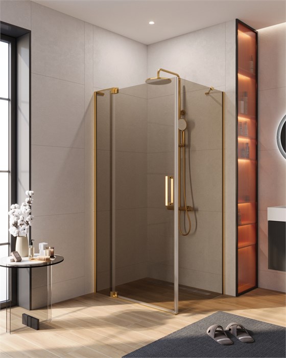 Душевой уголок CEZARES SLIDER-AH-1-100-70/80-BR-BORO SLIDER-AH-1-100-70/80-BR-BORO