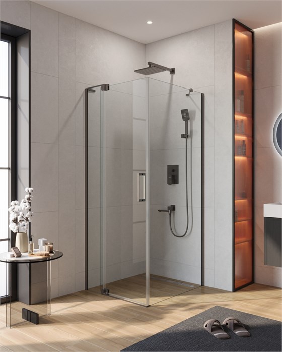 Душевой уголок CEZARES SLIDER-AH-1-80-80/90-C-GM SLIDER-AH-1-80-80/90-C-GM
