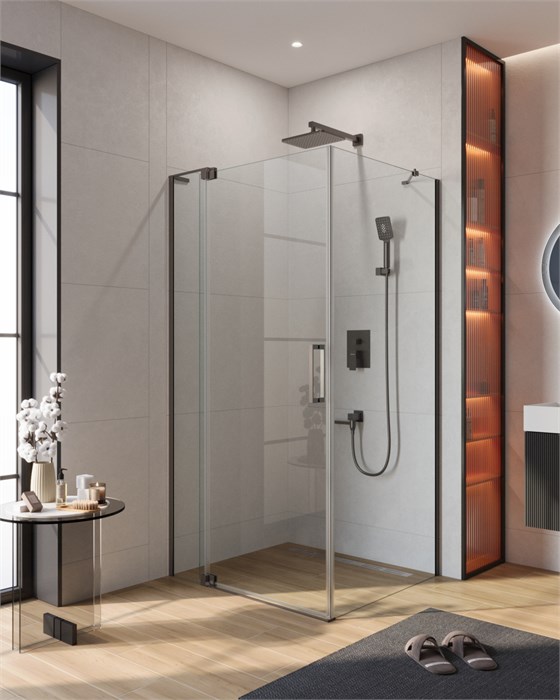 Душевой уголок CEZARES SLIDER-AH-1-100-90/100-C-GM SLIDER-AH-1-100-90/100-C-GM