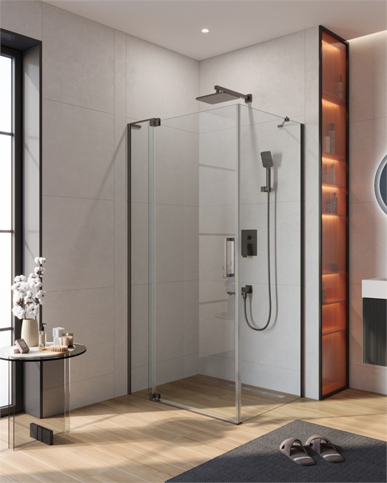 Душевой уголок CEZARES SLIDER-AH-1-100-70/80-C-GM SLIDER-AH-1-100-70/80-C-GM