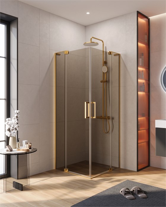 Душевой уголок CEZARES SLIDER-A-2-70/80-BR-BORO SLIDER-A-2-70/80-BR-BORO